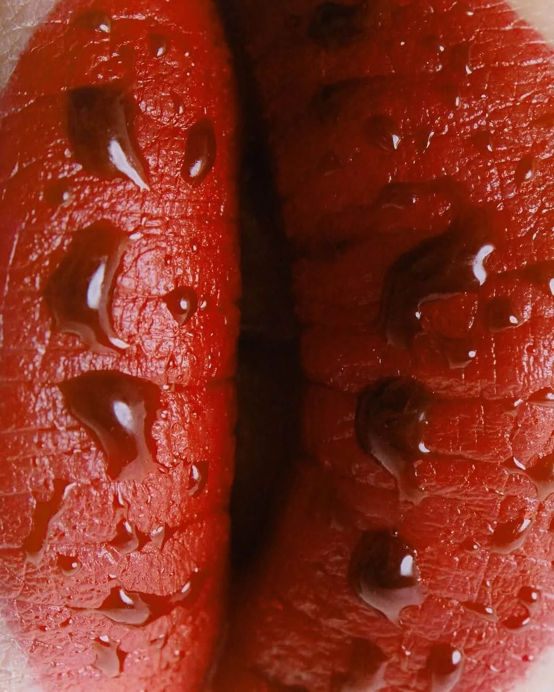 Red organic texture